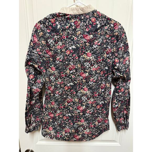 WAH Maker Frontier Western Band Collar Button Down Shirt Sz Small floral print - Picture 6 of 6